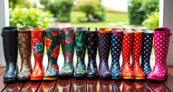 stylish functional rain boots