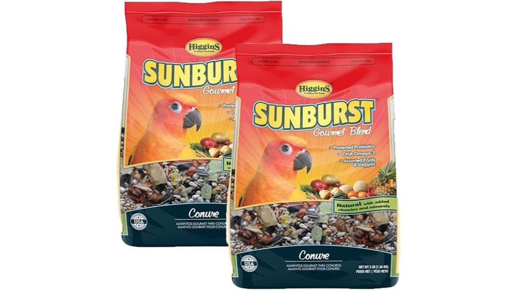 sunburst gourmet conure mix