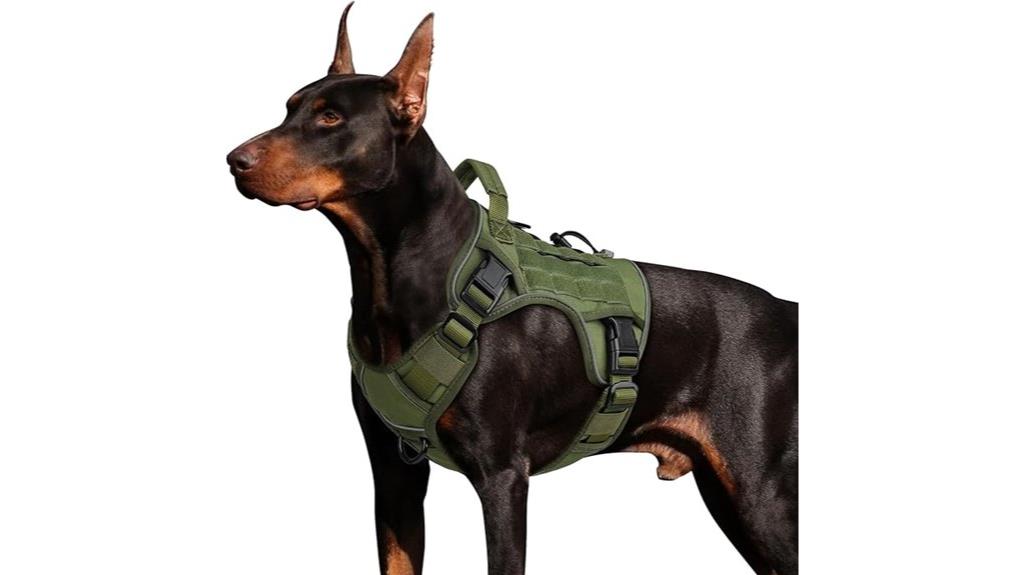 tactical dog harness large