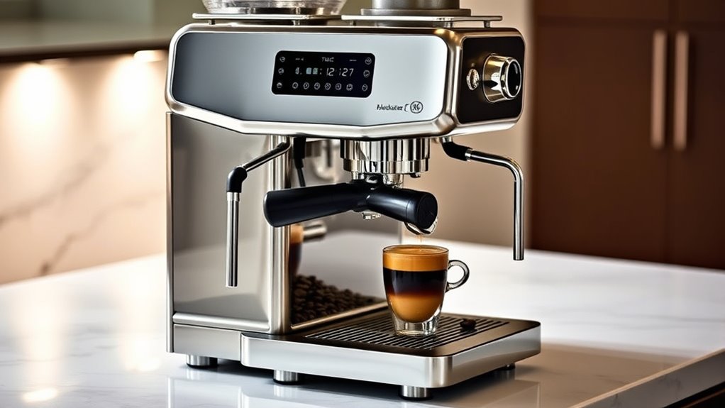 top grinder integrated espresso makers