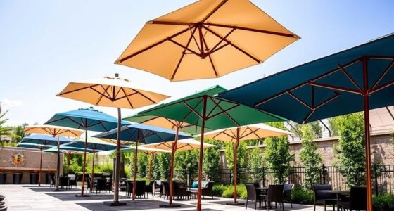 top luxury patio umbrella selection