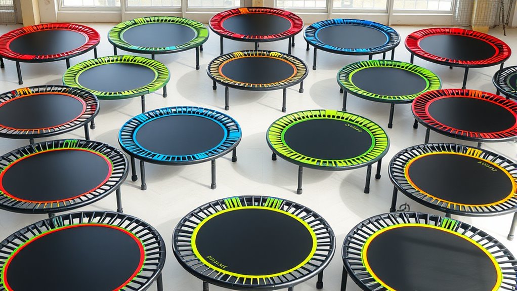 top premium trampoline workout sets