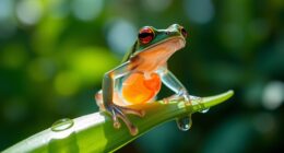 transparent frog bellies