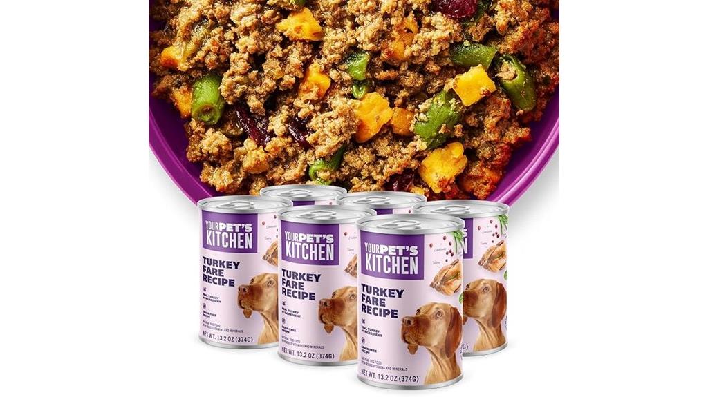 turkey flavored wet dog food