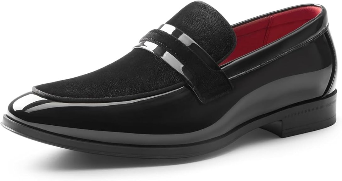 velvet slip on dress shoes