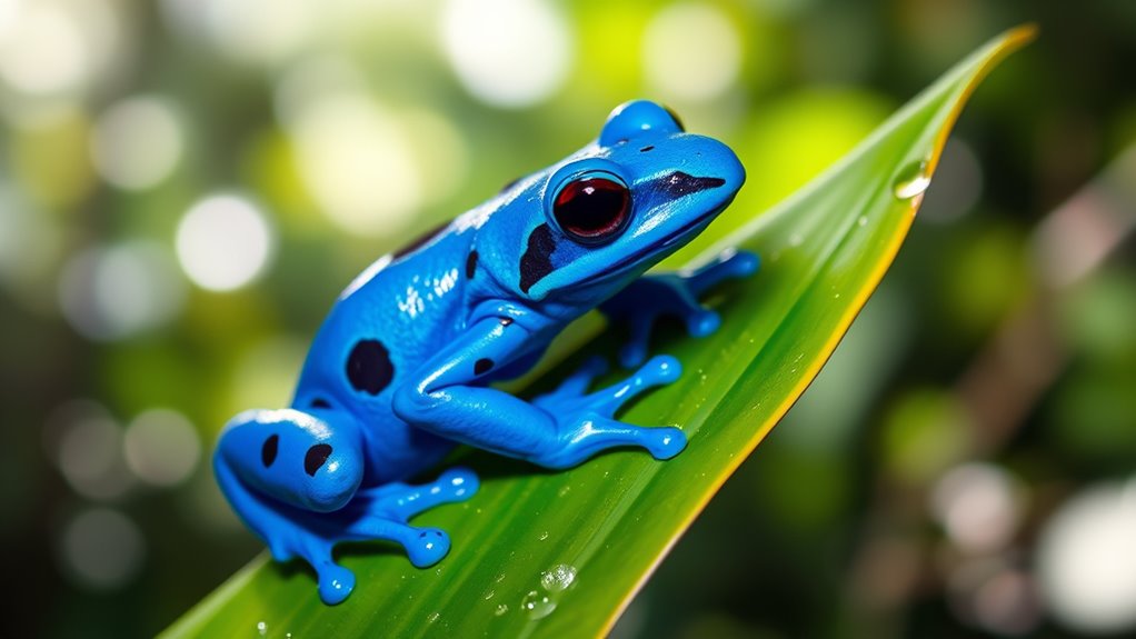 vibrant toxic rainforest dwellers