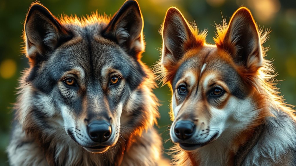 wolves and dogs divergence