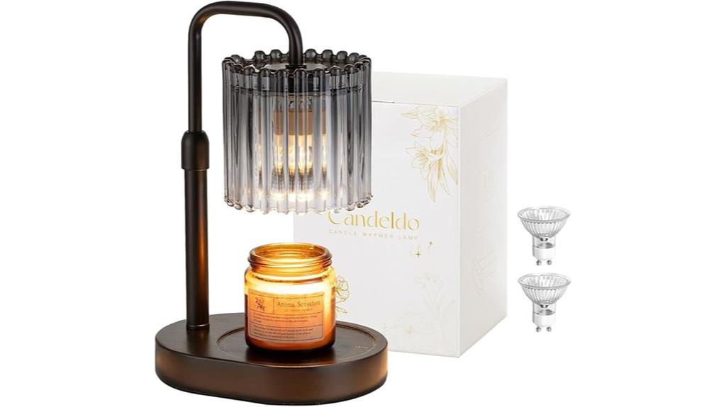 adjustable dimmable candle warmer