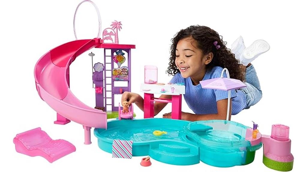 barbie pool accessories playset