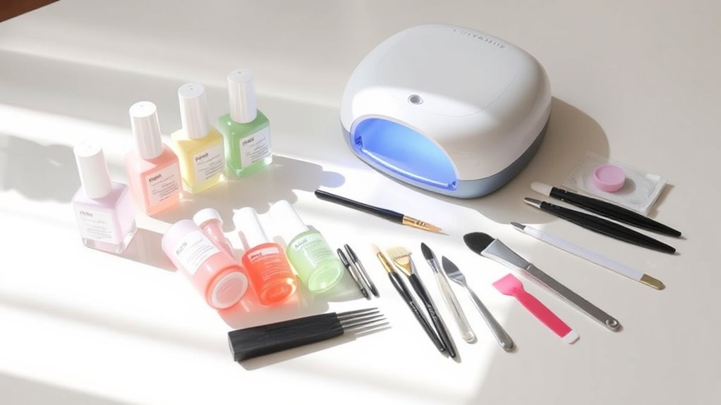 beginner friendly gel kit features