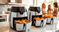 large family air fryers