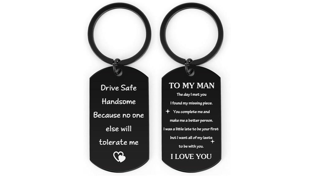 men s christmas car keychain