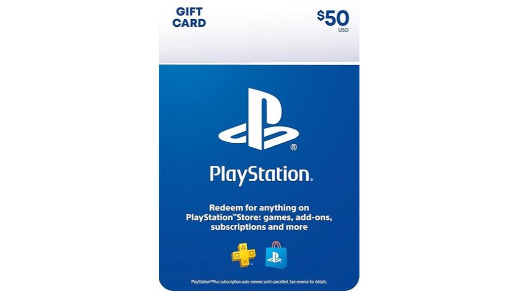 physical playstation gift card