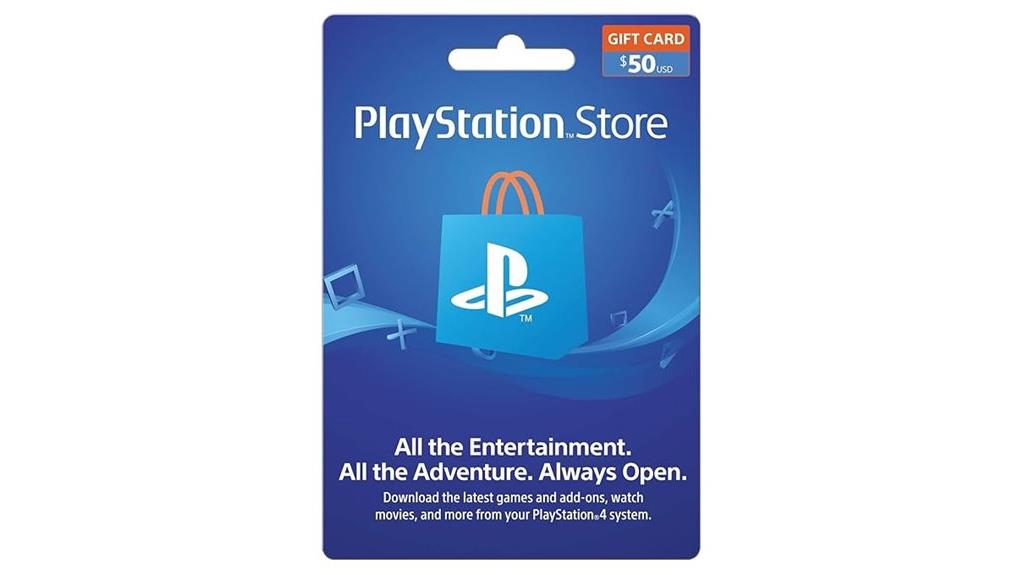 playstation 50 gift card