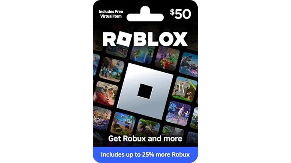 roblox card with bonus