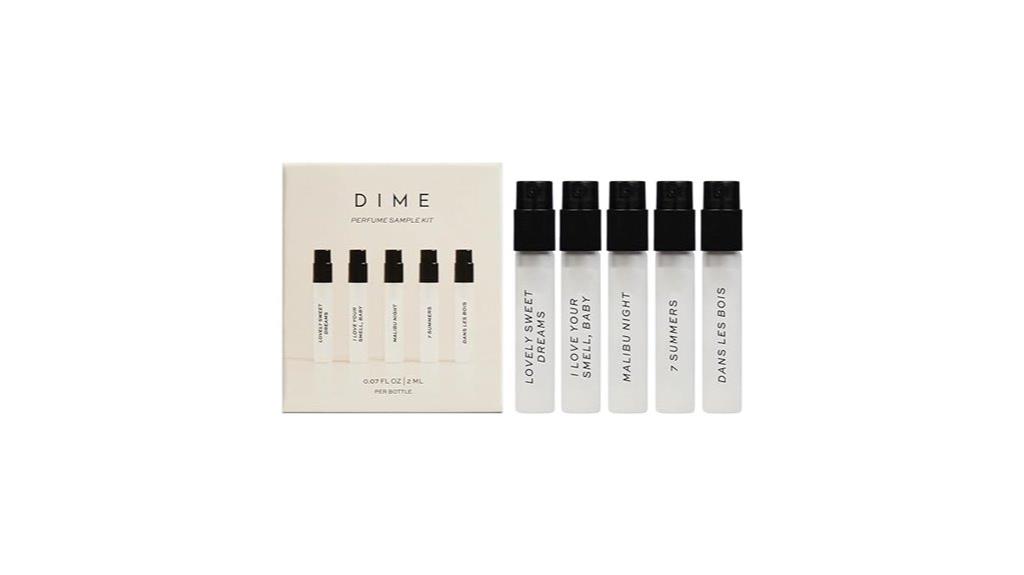 small perfume sample set