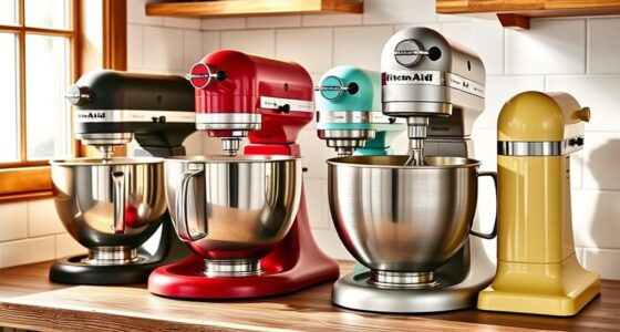 top kitchenaid mixer colors