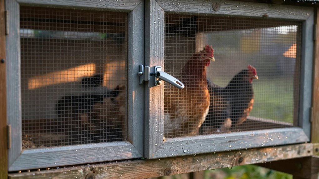 adjust coop opening times