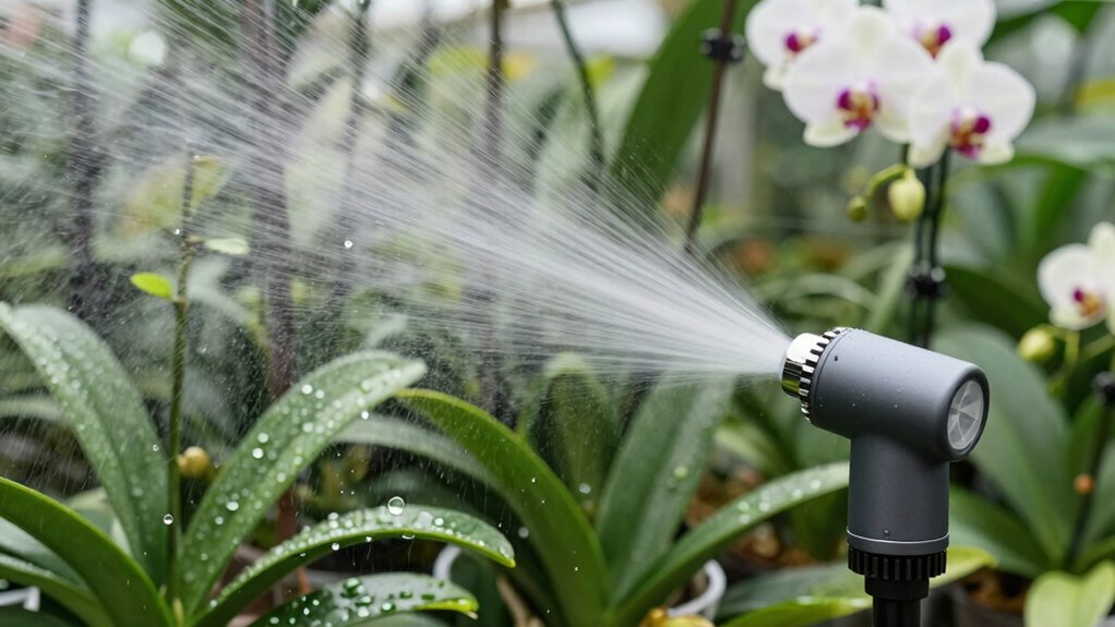 adjust misting for proper humidity