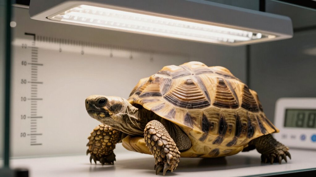 adjust uvb as tortoise grows