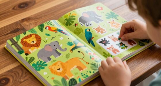 animal stickers improve focus