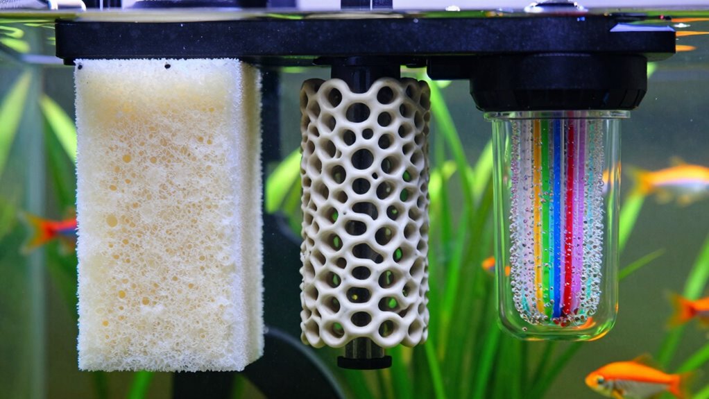 aquarium filter types compared