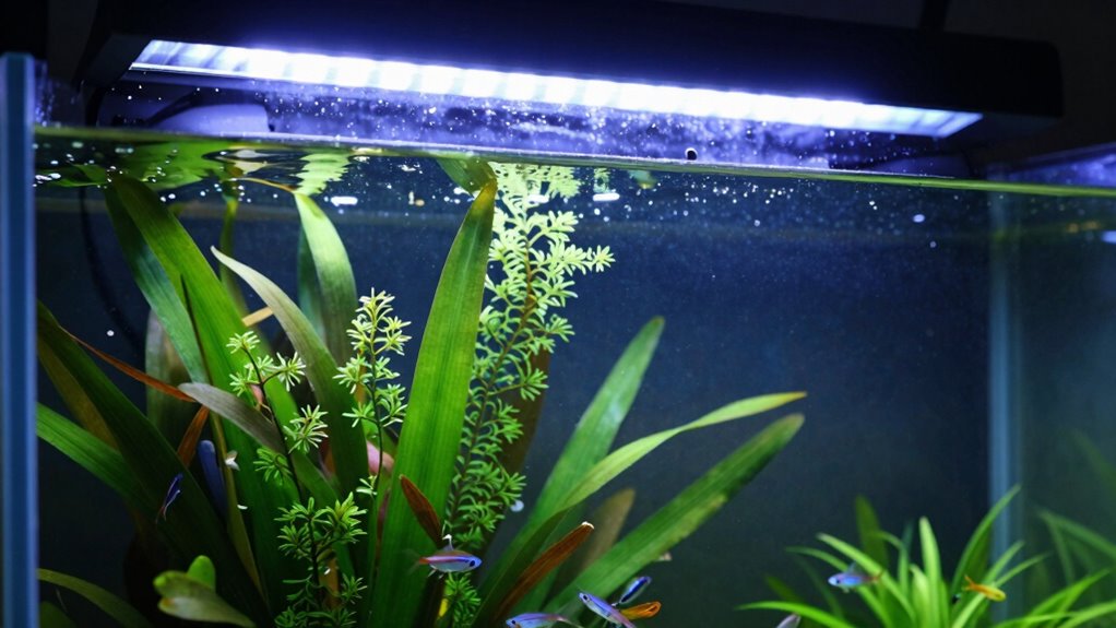 aquarium light duration algae