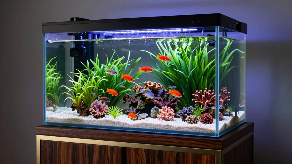 aquarium size and organization