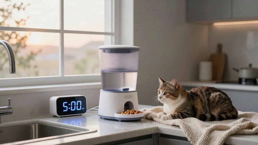auto feeder morning routines