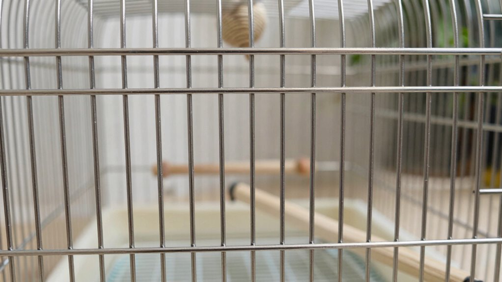 bird cage bar spacing