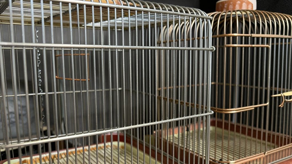 bird size influences cage spacing
