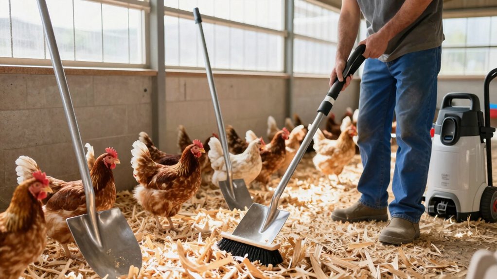 call a professional coop cleaning