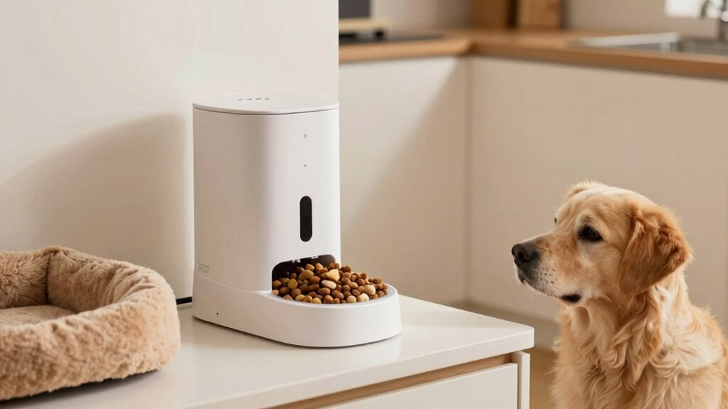 calm pet feeding routine