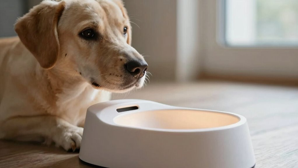 calm pets during mealtime