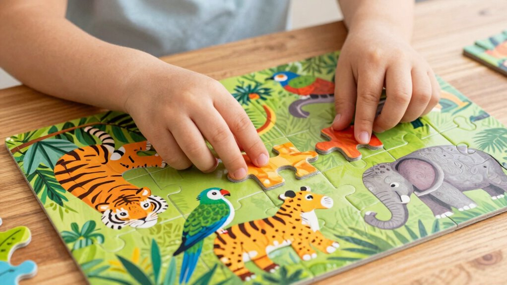 choose puzzles matching development