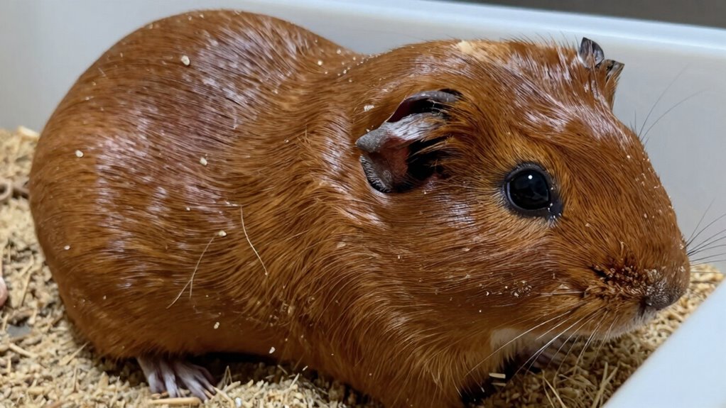 clean shiny well groomed coat