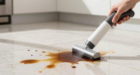 clean spills promptly for best results