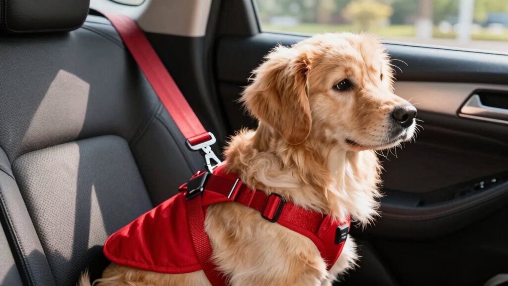 comfortable adjustable harness fitting