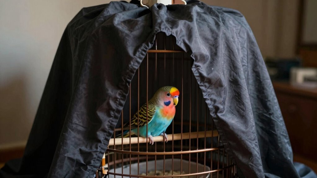 covering cage increases stress