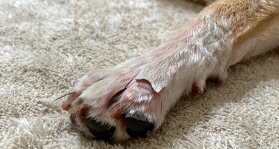 cracked paws indicate underlying issues