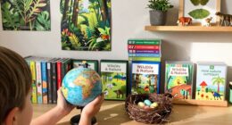 create a home nature library
