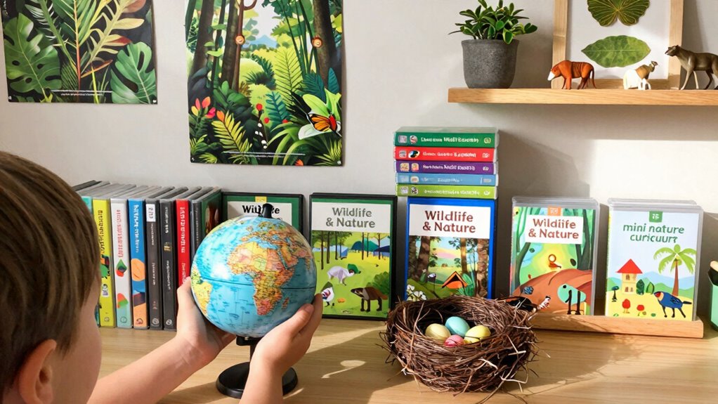create a home nature library