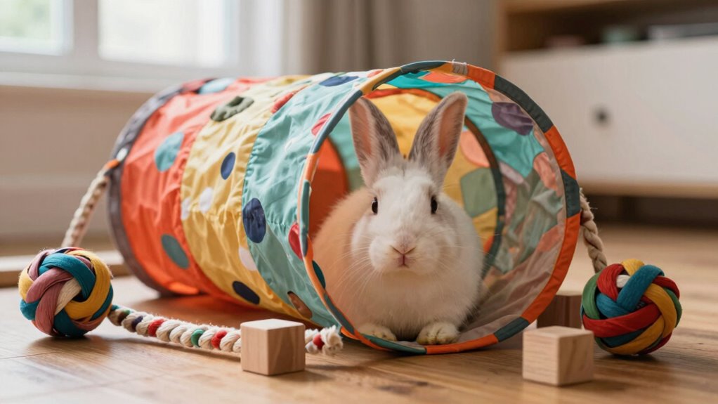 diy rabbit tunnel ideas