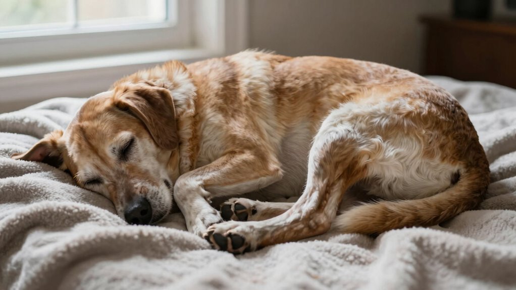 dog sleep behavior changes