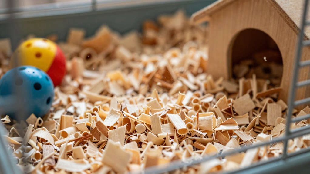 dust accumulation in bedding