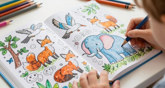educational animal coloring books