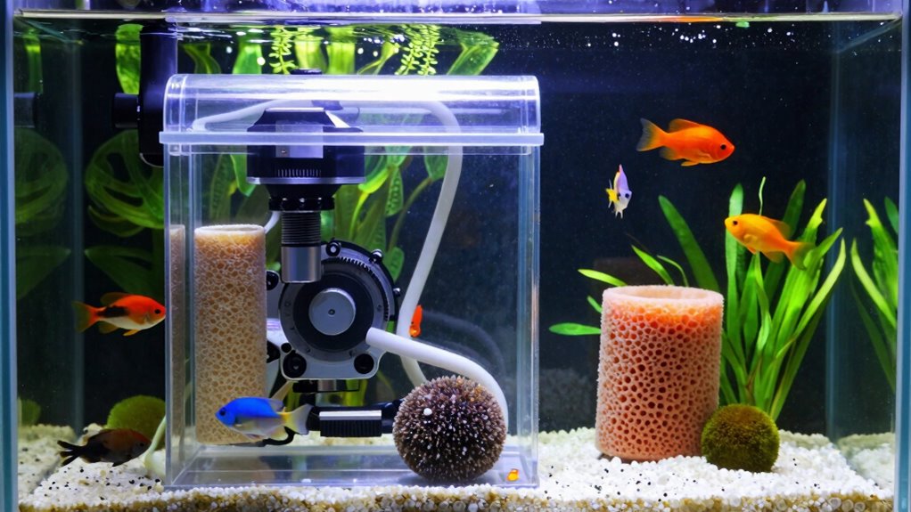 effective aquarium water filtration