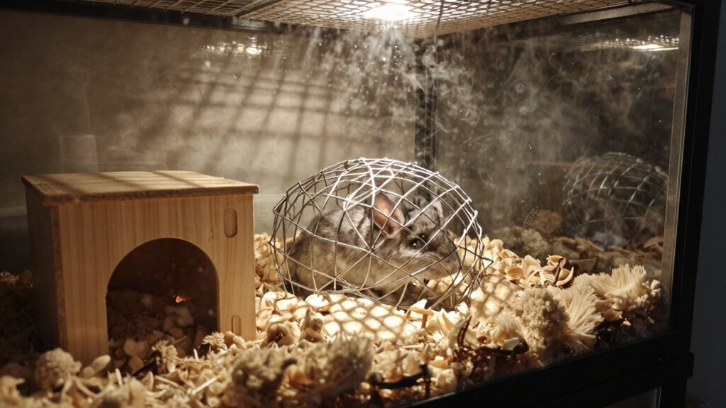 effective cage ventilation prevents overheating