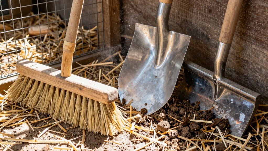 effective coop cleaning tools