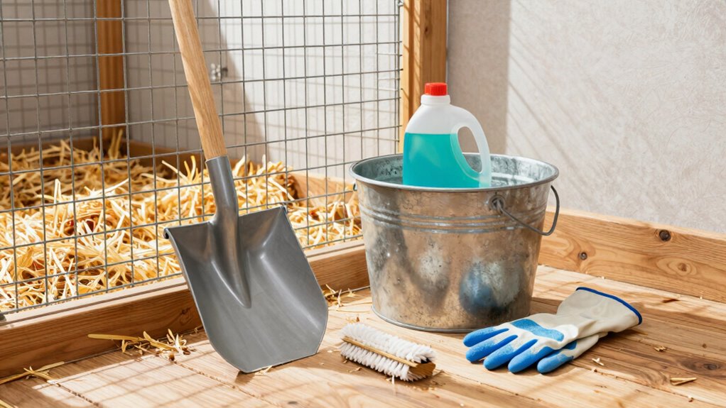 effective coop cleaning tools